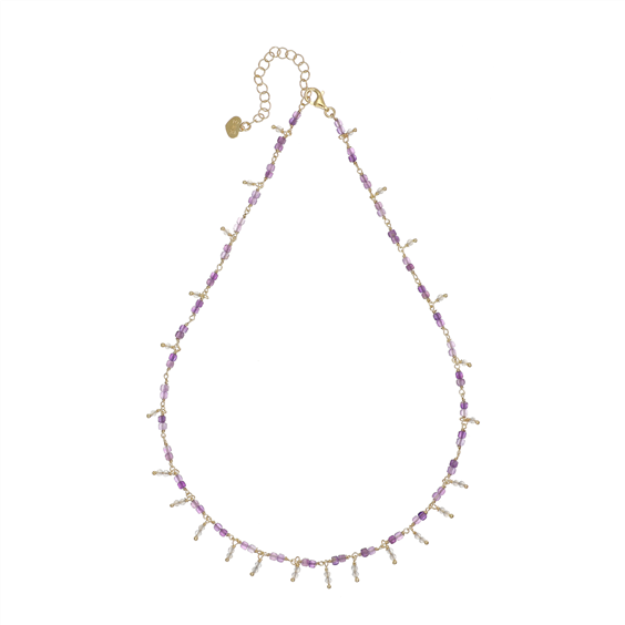 Collana Io & Te  Donna in Argento Ametista CLMMAMDO - CLMMAMDO